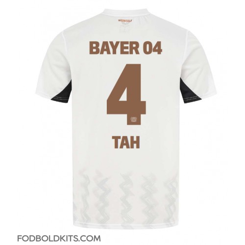 Bayer Leverkusen Jonathan Tah #4 Udebanetrøje 2024-25 Kortærmet